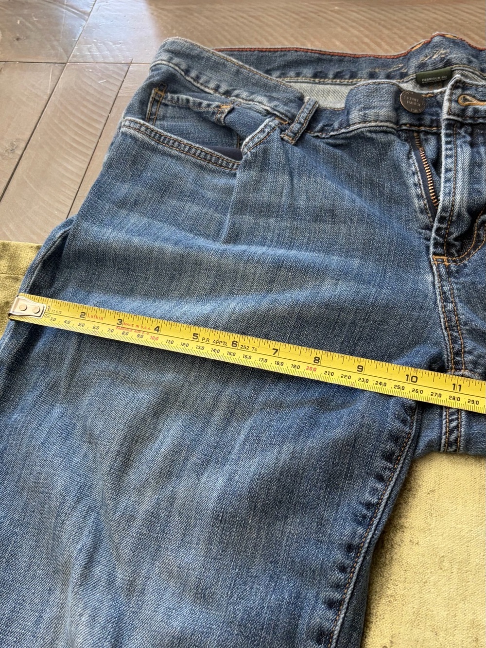 Eddie Bauer Slim Straight Blue Denim Jeans - Picture 6 of 13